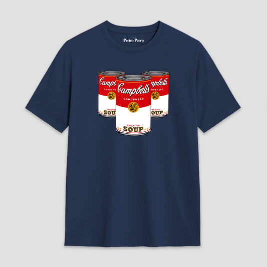 Playera Campbell´s Soup de Warhol