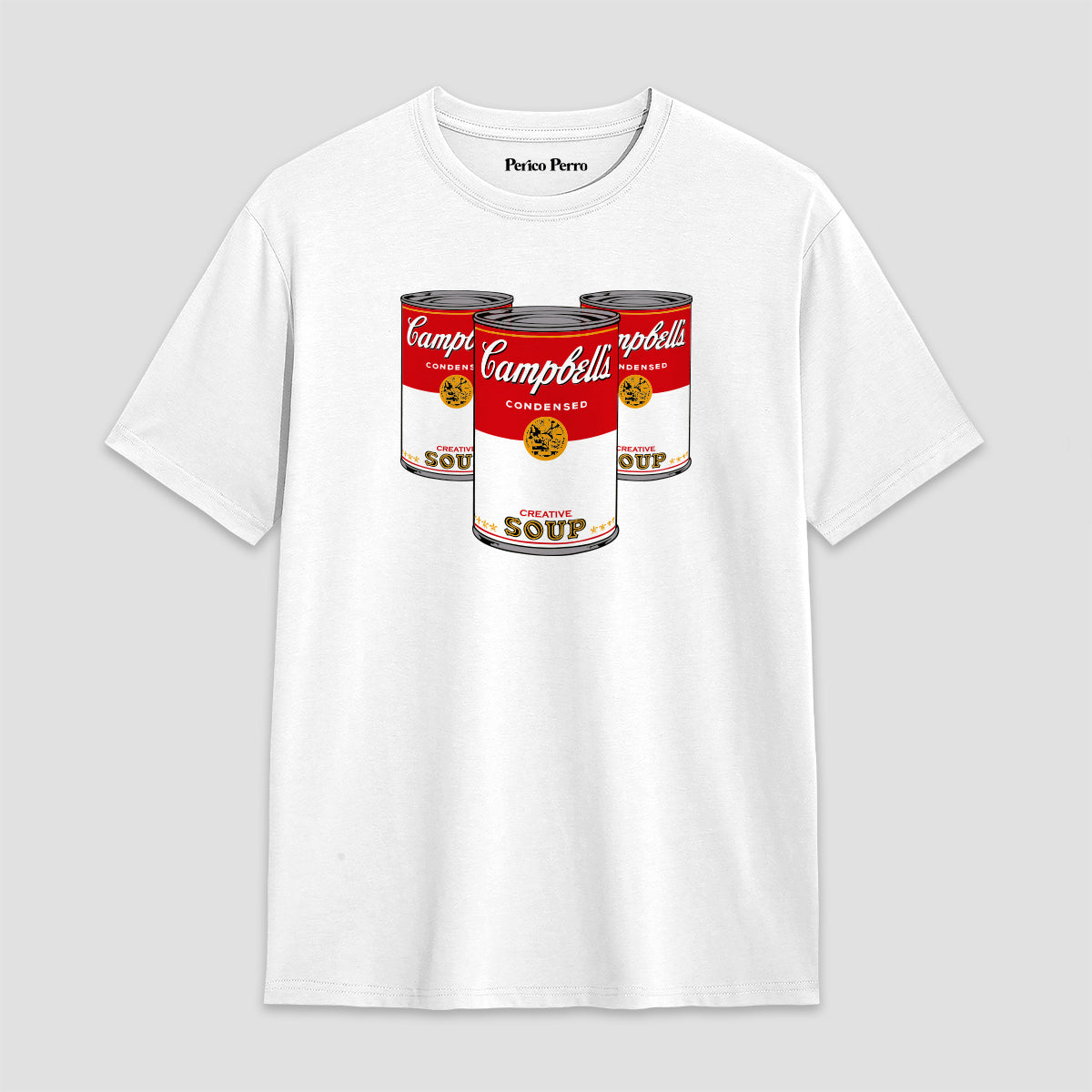 Playera Campbell´s Soup de Warhol