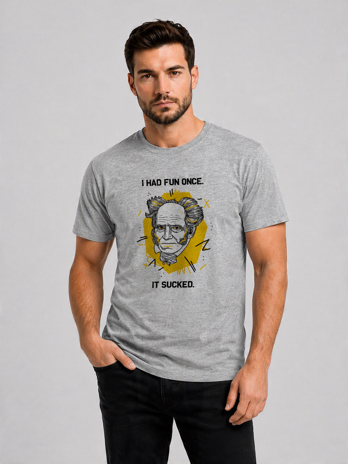 Playera I Had Fun Once de Schopenhauer