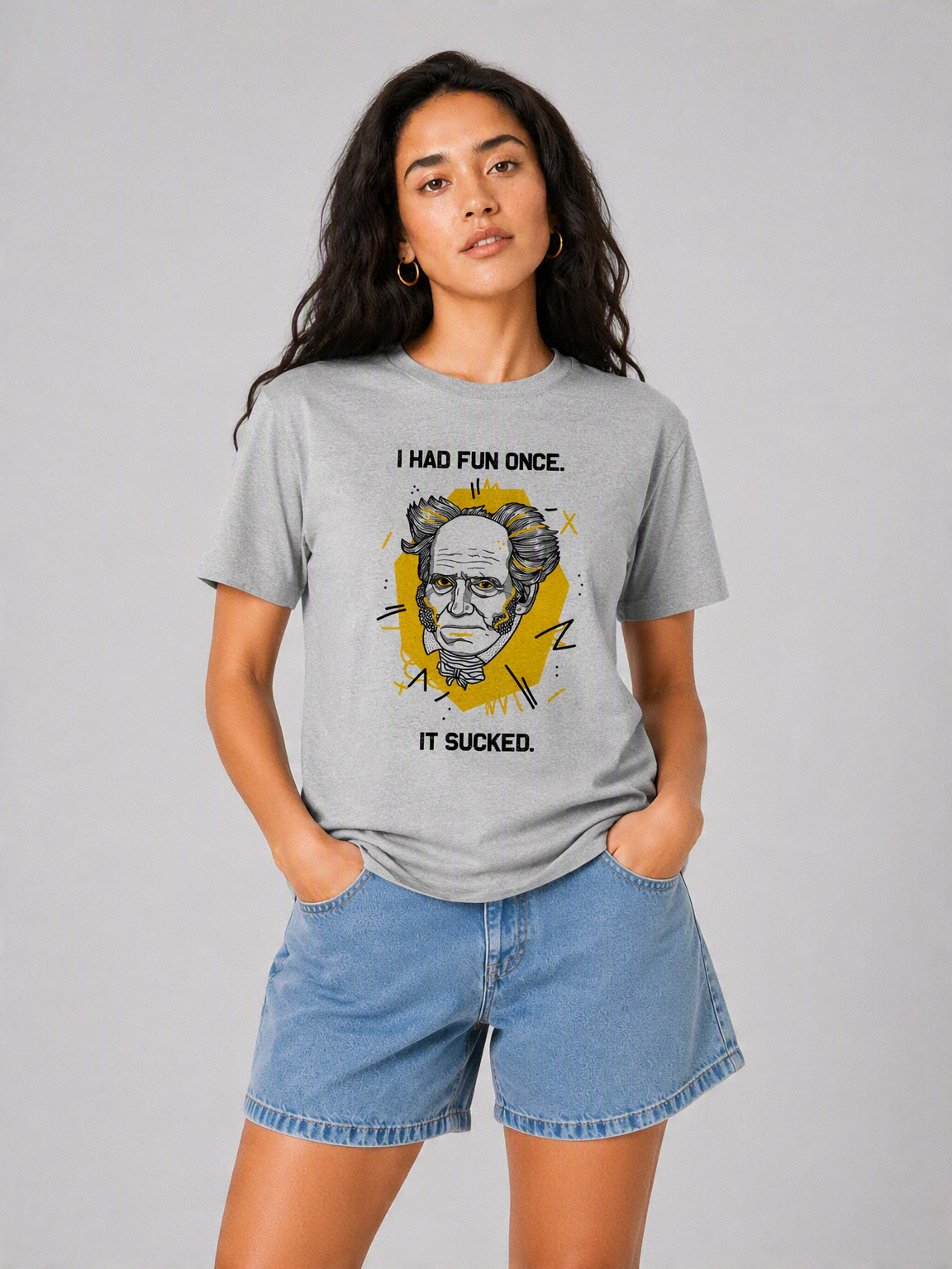 Playera I Had Fun Once de Schopenhauer
