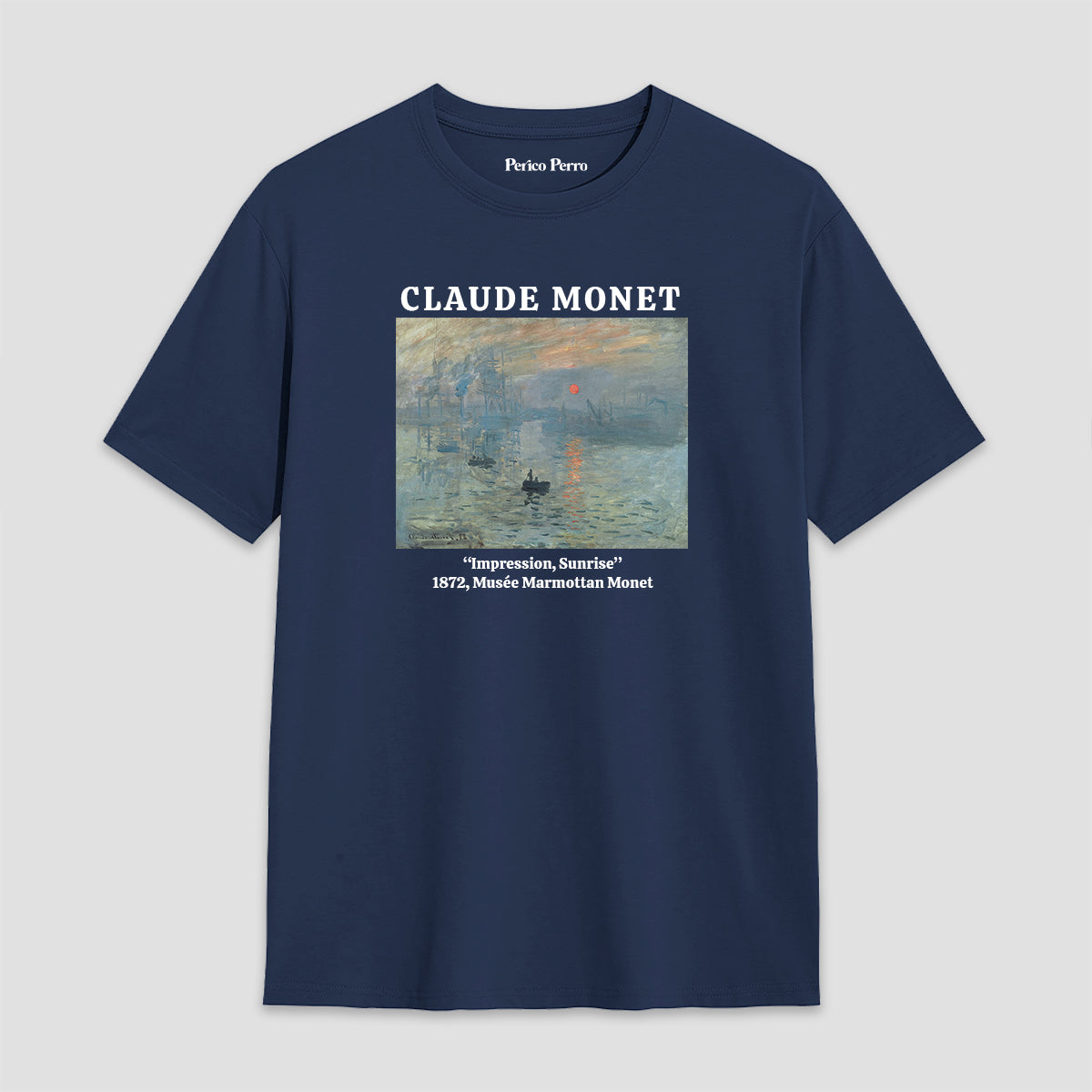 Playera Impression Sunrise de Monet