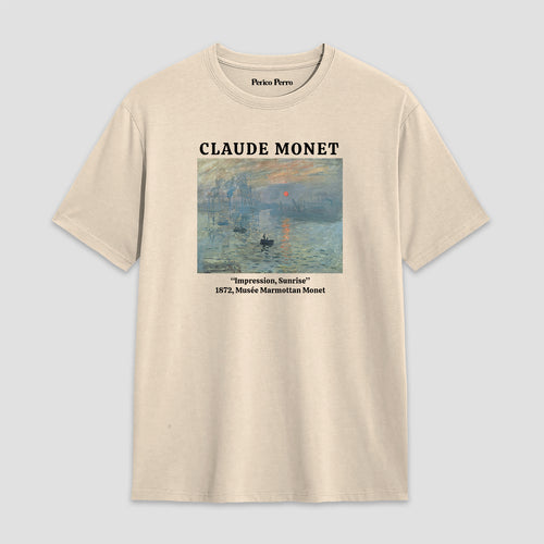 Playera Impression Sunrise de Monet