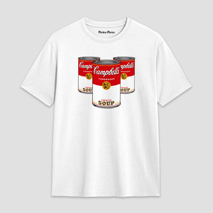 Playera Campbell´s Soup de Warhol