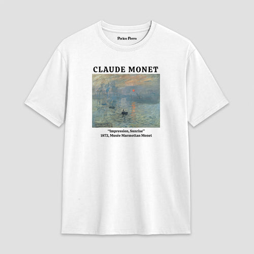 Playera Impression Sunrise de Monet