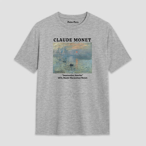 Playera Impression Sunrise de Monet