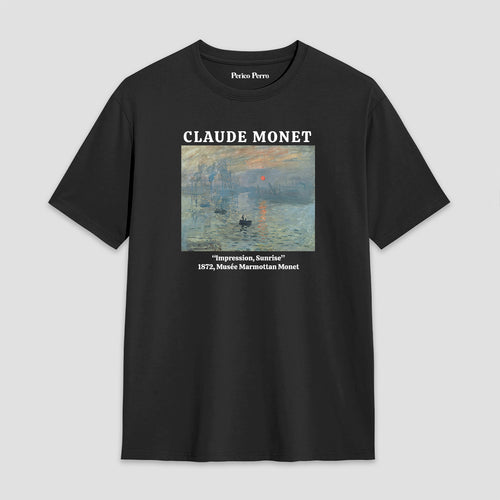 Playera Impression Sunrise de Monet
