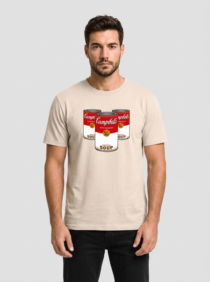 Playera Campbell´s Soup de Warhol