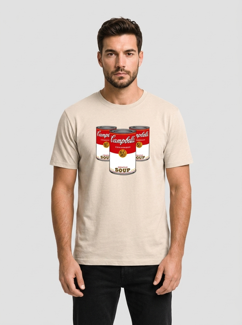 Playera Campbell´s Soup de Warhol
