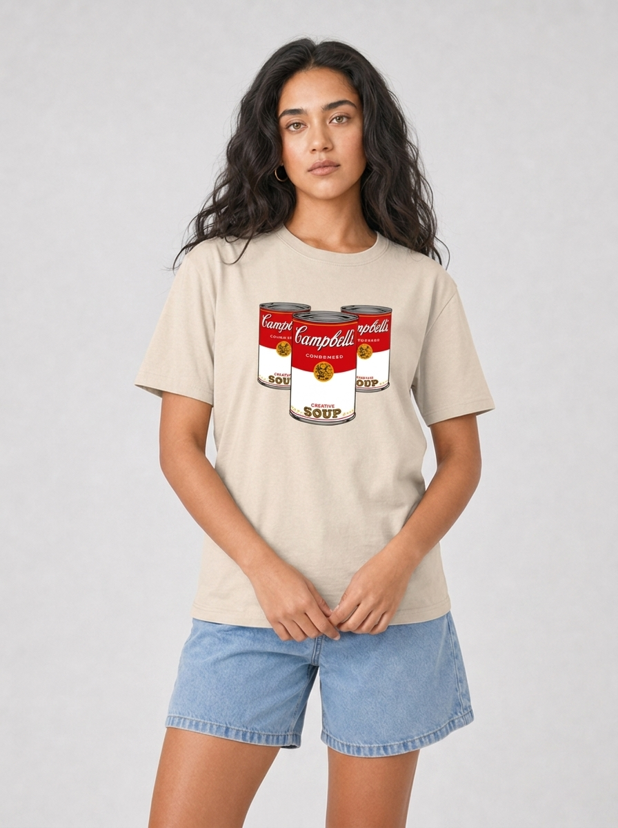 Playera Campbell´s Soup de Warhol