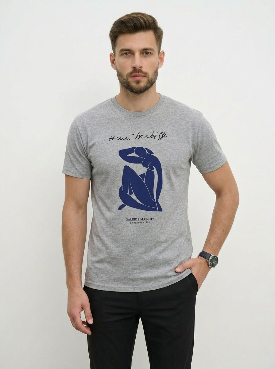 Playera Blue Nude I - Matisse