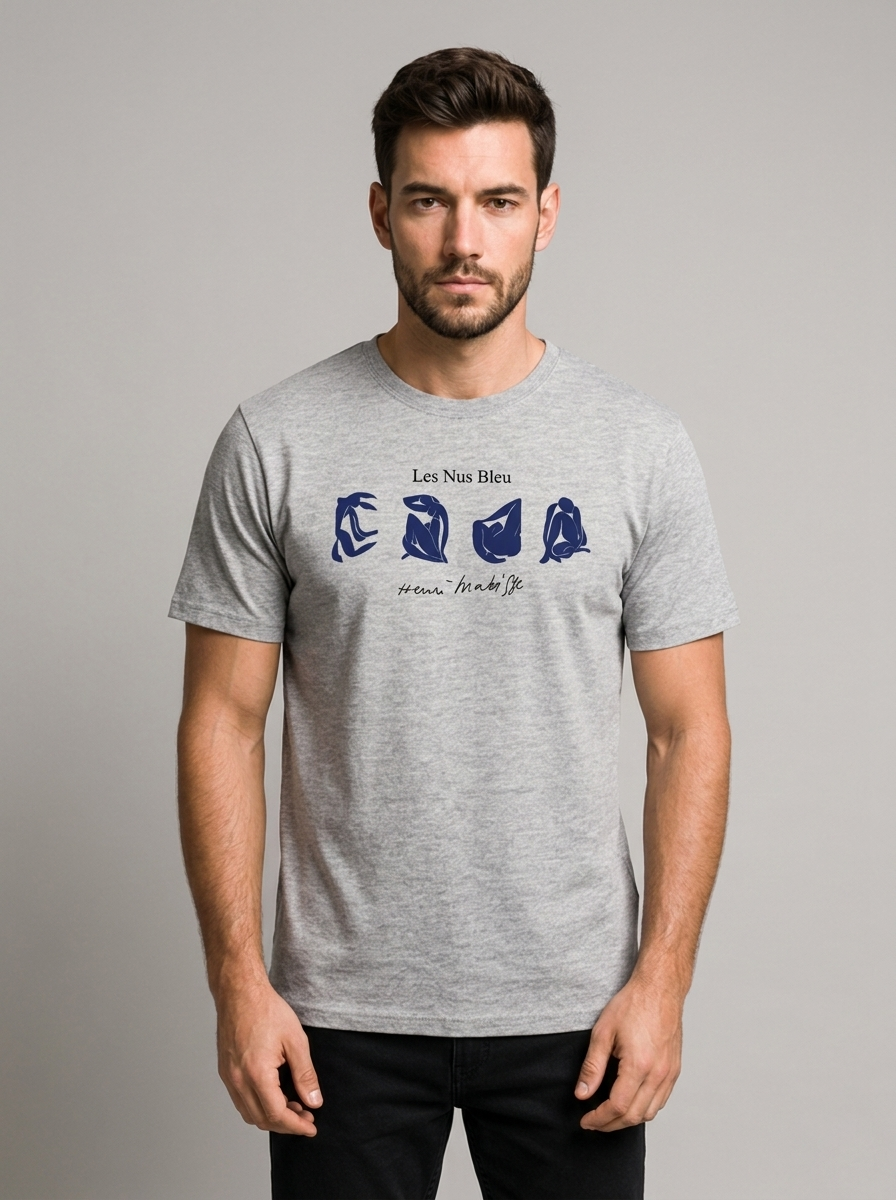 Playera Blue Nude Serie - Matisse
