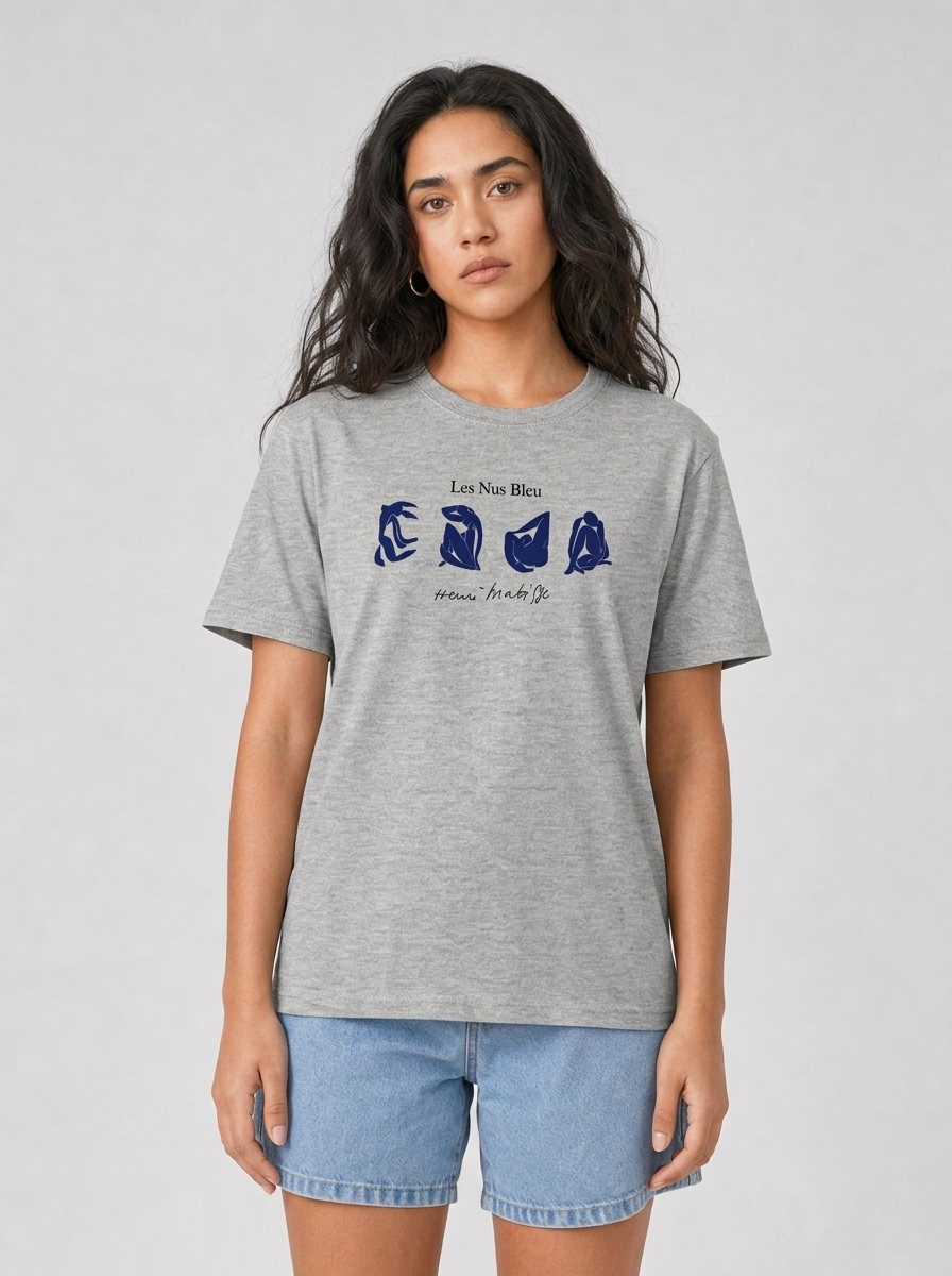 Playera Blue Nude Serie - Matisse