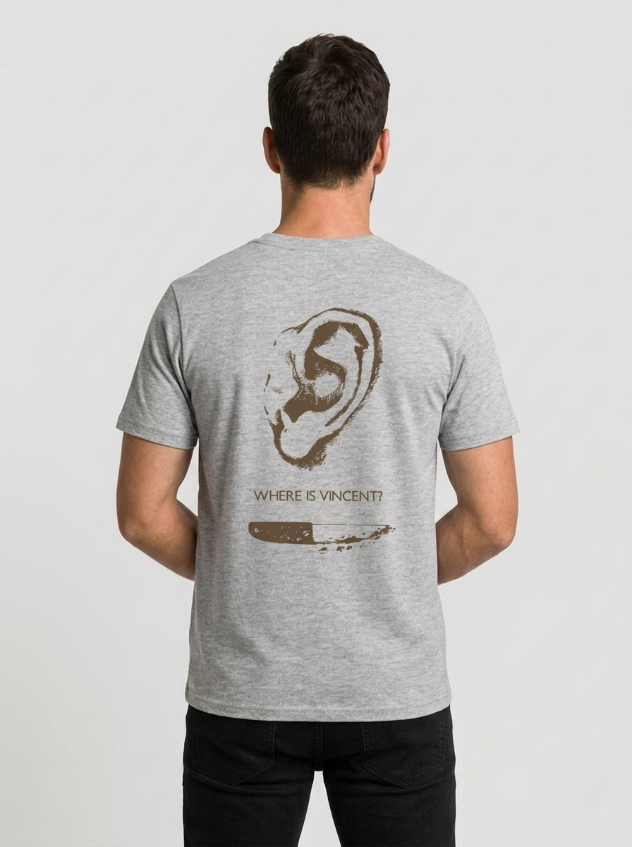 Playera Where Is Vincent? - Espalda