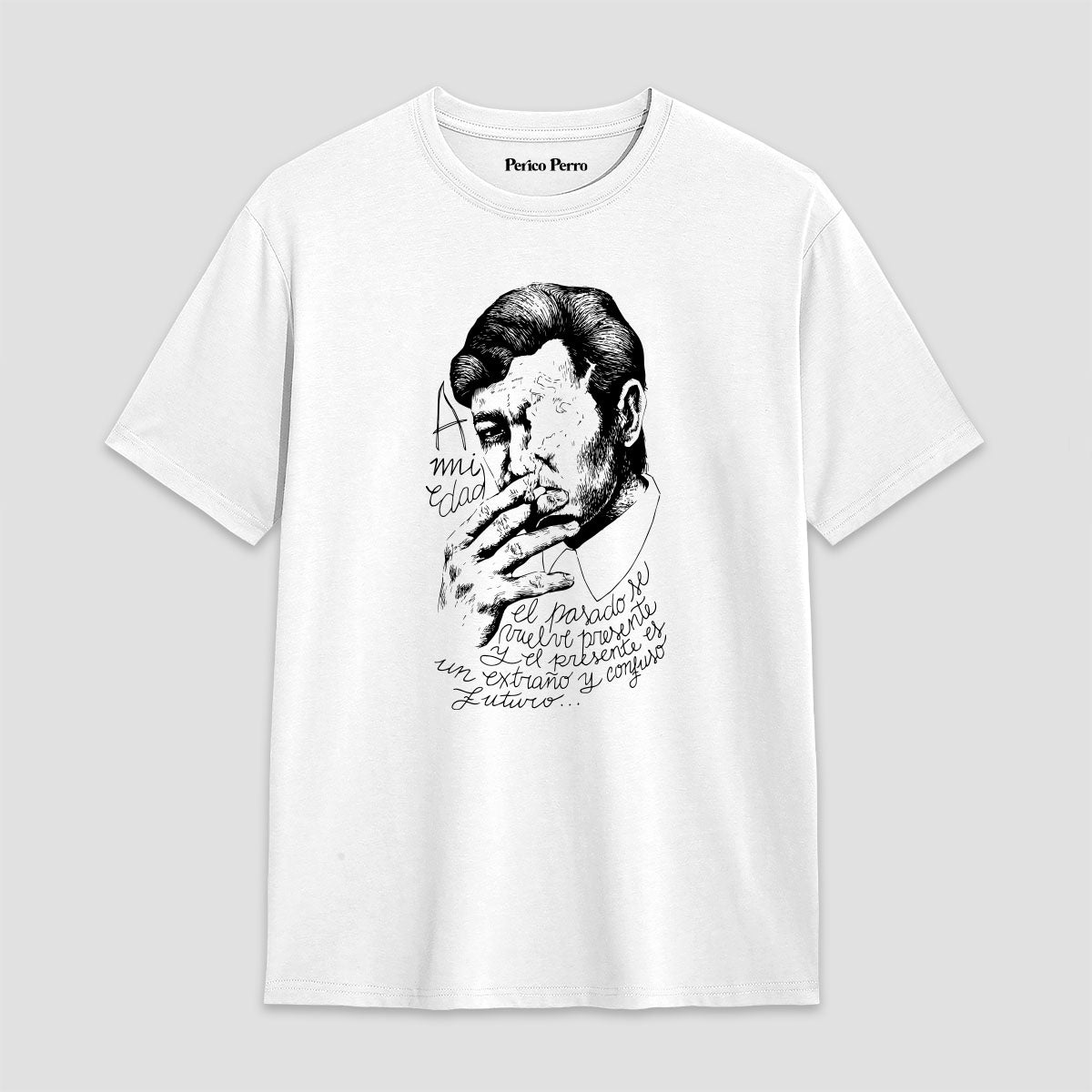 Playera Julio Cortázar – El Pasado, el Presente y el Futuro