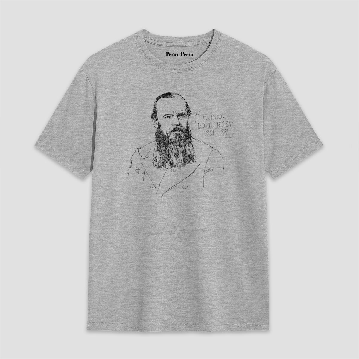 Playera Fiódor Dostoyevsky - Minimalista