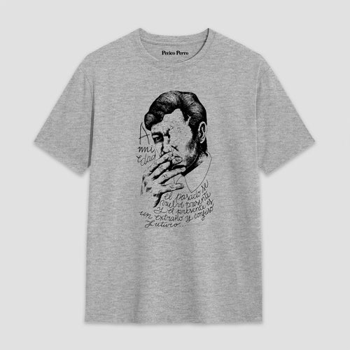 Playera Julio Cortázar – El Pasado, el Presente y el Futuro