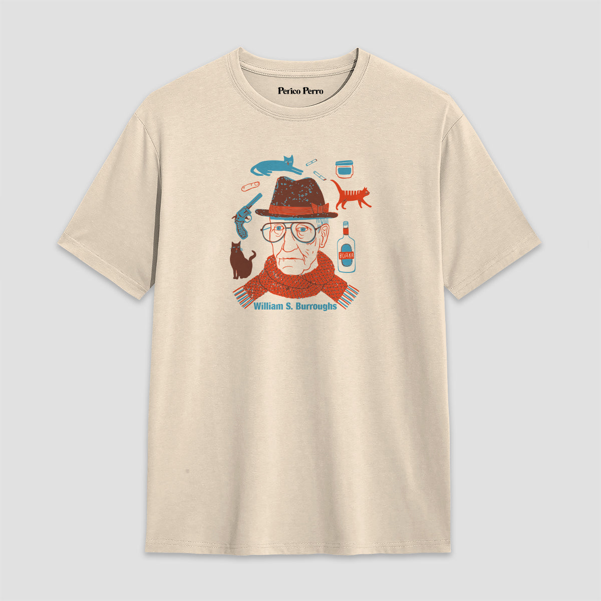 Playera William Burroughs - Symbolic Portrait