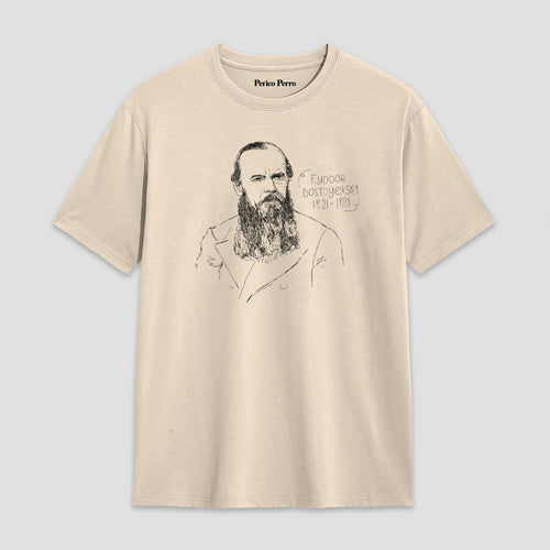 Playera Fiódor Dostoyevsky - Minimalista