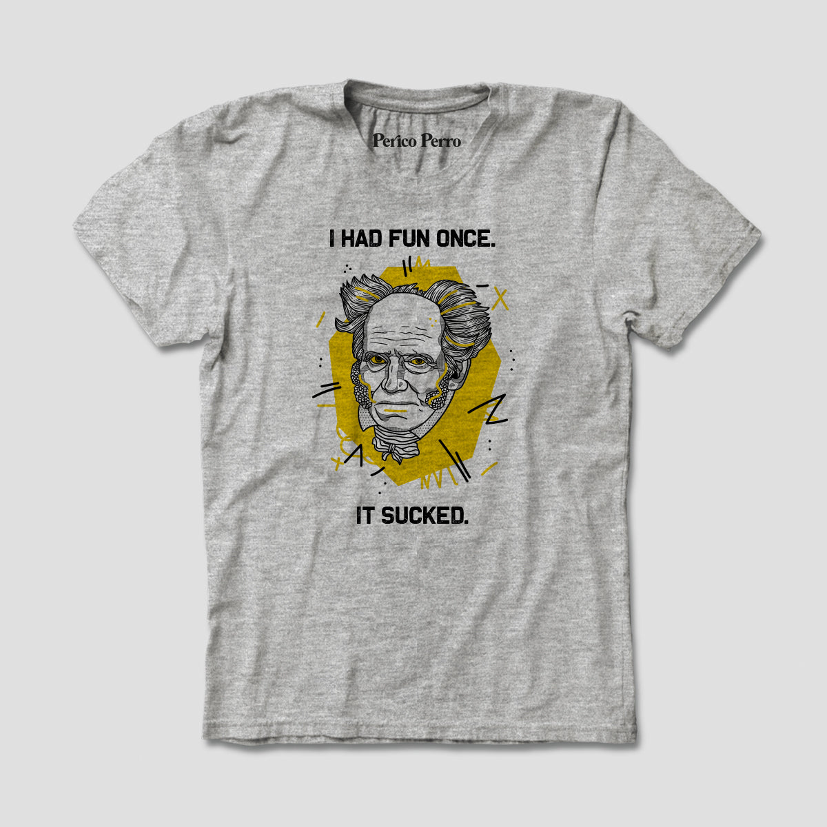 Playera I Had Fun Once de Schopenhauer