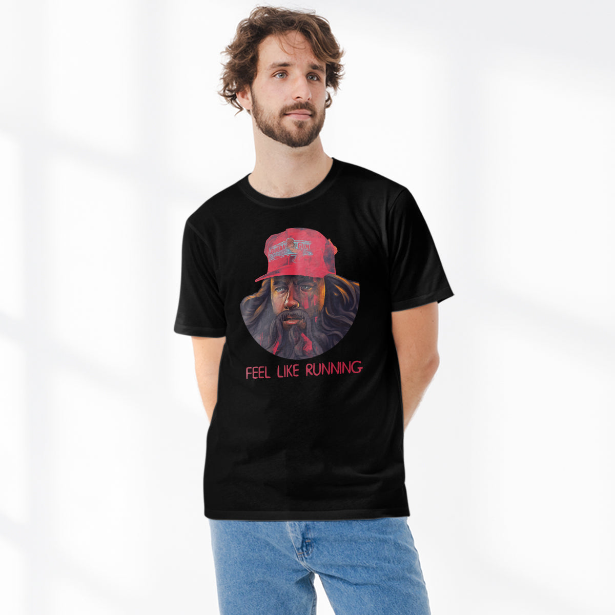 Playera Feel Like Running