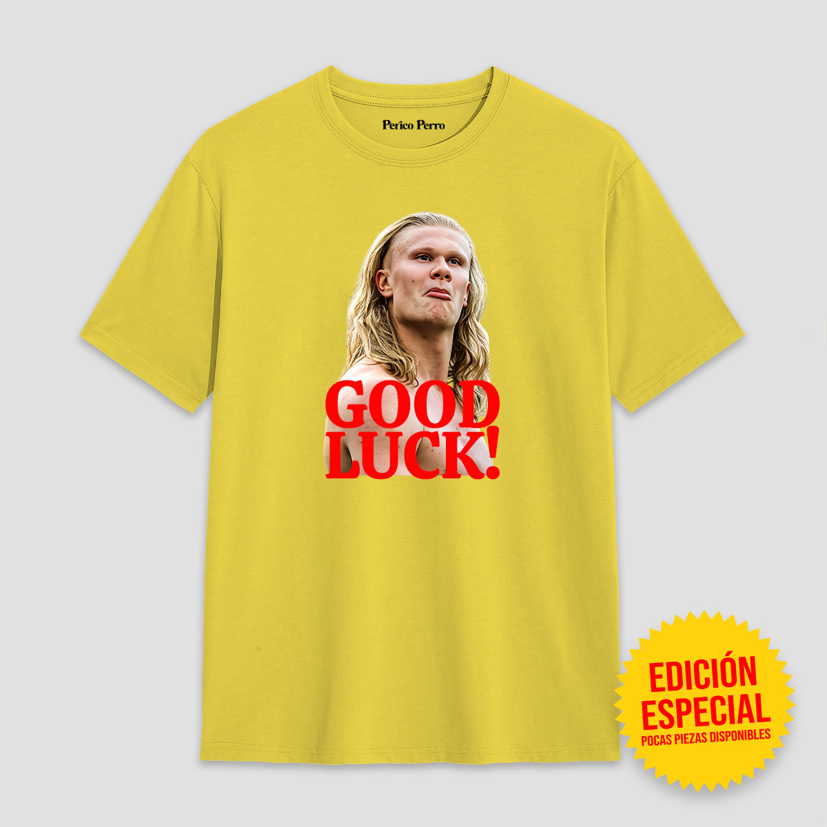 Playera Erling Halland Good Luck!
