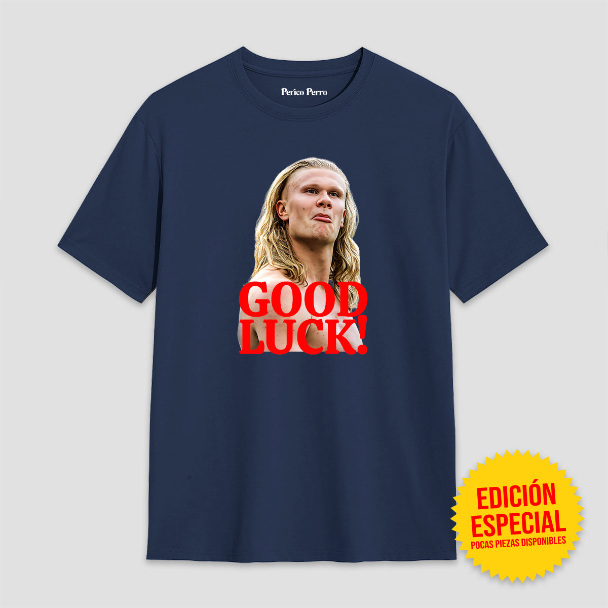 Playera Erling Halland Good Luck!