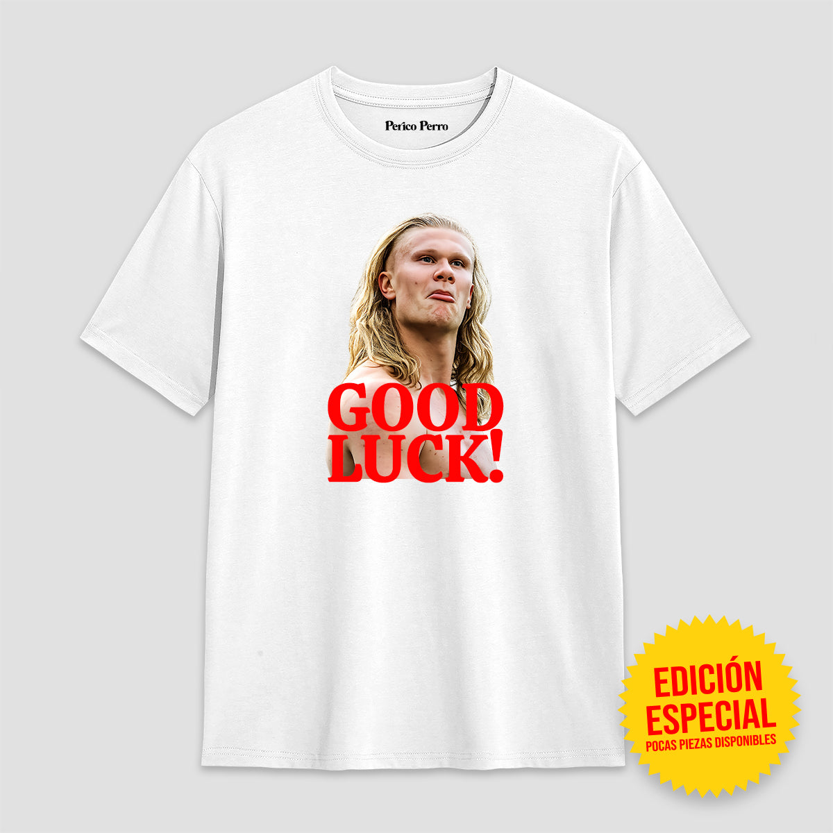 Playera Erling Halland Good Luck!