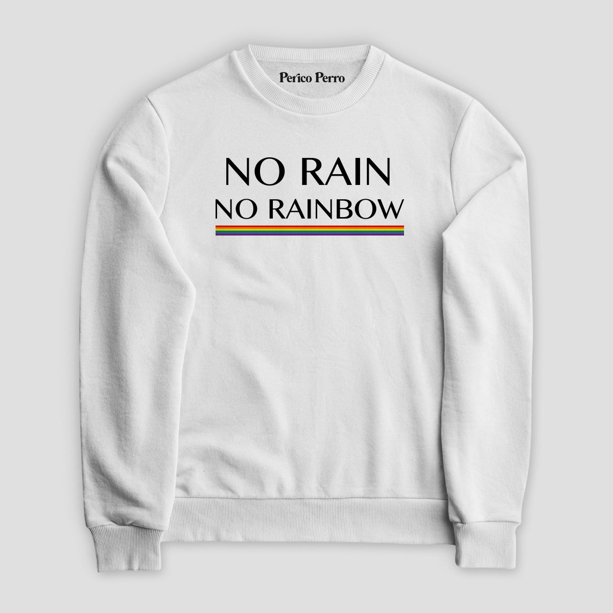 Sudadera No Rain, No Rainbow